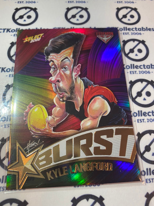 2022 AFL Footy Stars Starburst Paint - Kyle Langford SBP18