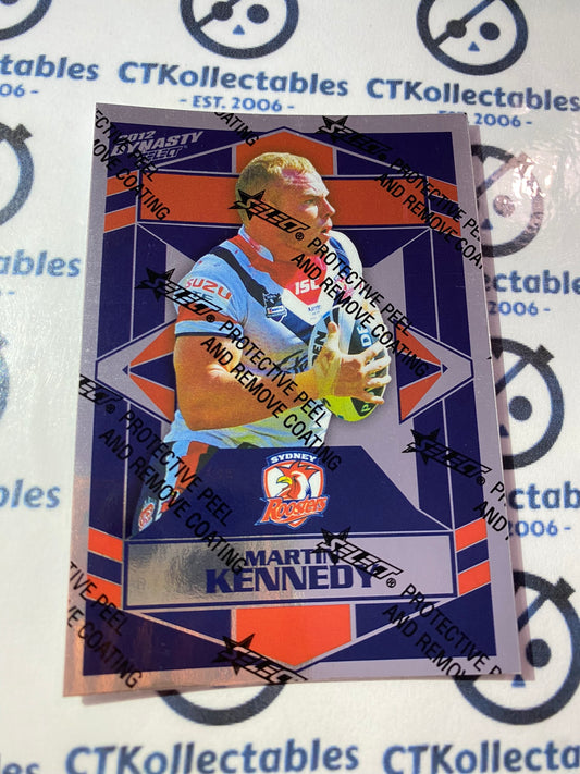 2012 NRL Select Dynasty Silver Parallel #SP165 Martin Kennedy Roosters