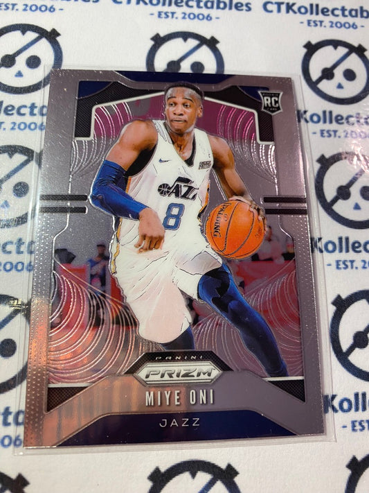 2019-20 Panini NBA Prizm Miye Oni Rookie Card RC #300 Jazz