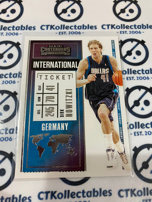 2020-21 NBA Contenders International Ticket Dirk Nowitzki #22