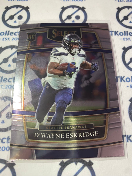 2021 NFL Panini Select D'wayne Eskridge Concourse rookie card RC #60 Seahawks
