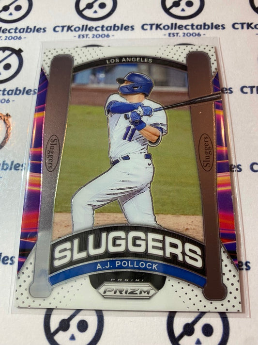 2021 Panini Prizm Baseball A.J Pollock Sluggers Insert #Il-10 Los Angeles