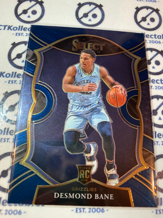 2020-21 Panini NBA Select Desmond Bane Blue RC Concourse #90 Grizzlies