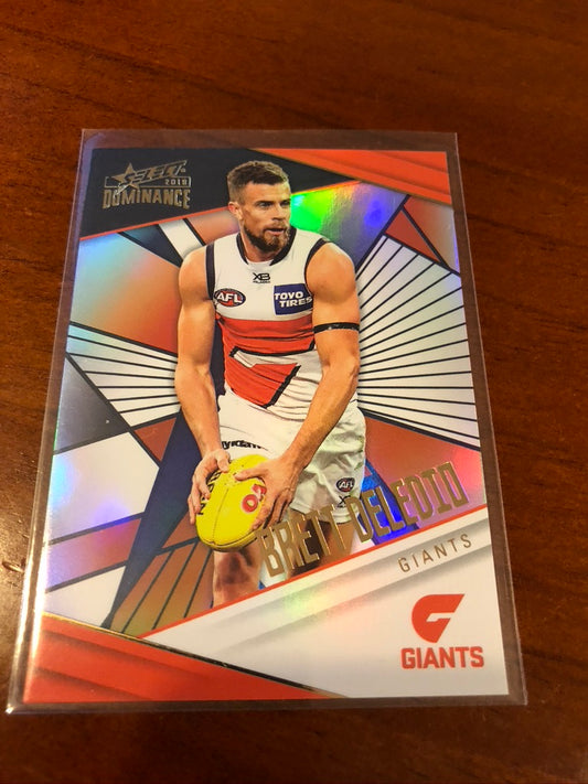 Brett Deledio #071/350 Holo-foil Parallel 2019 Select Afl Dominance