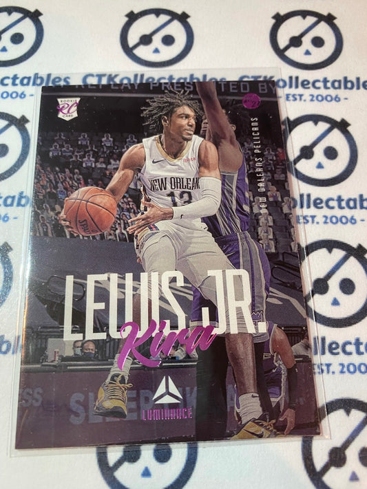 2020-21 NBA Panini Chronicles Luminance Kira Lewis Jr. Pink RC #155 Pelicans