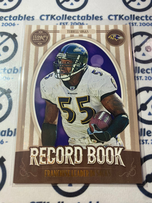 2019 NFL Panini Legacy Terrell Suggs Record Book #RB-TS Ravens