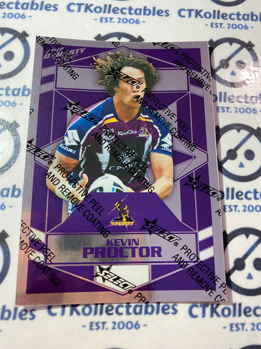 2012 NRL Select Dynasty Silver Parallel #SP85 Kevin Proctor Storm