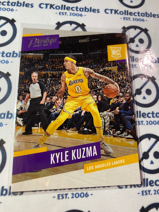 2017-18 Panini NBA Prestige Kyle Kuzma rookie card RC #176 Lakers