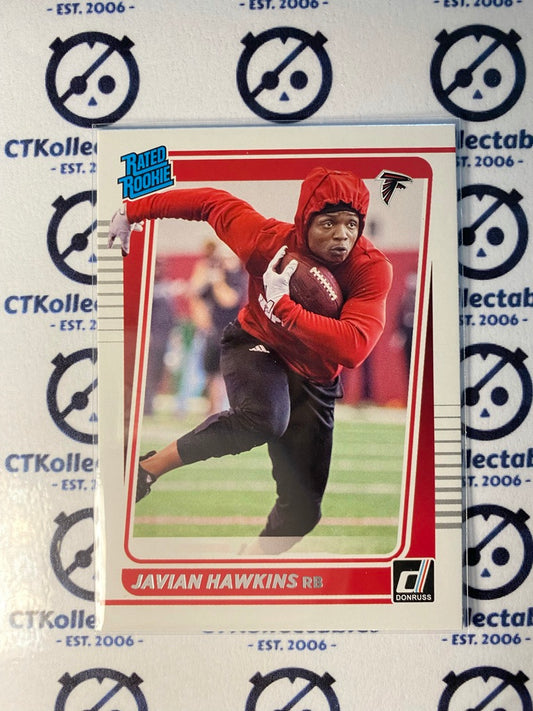 2021 NFL Donruss Rated Rookie Javian Hawkins RC #294 Falcons RB