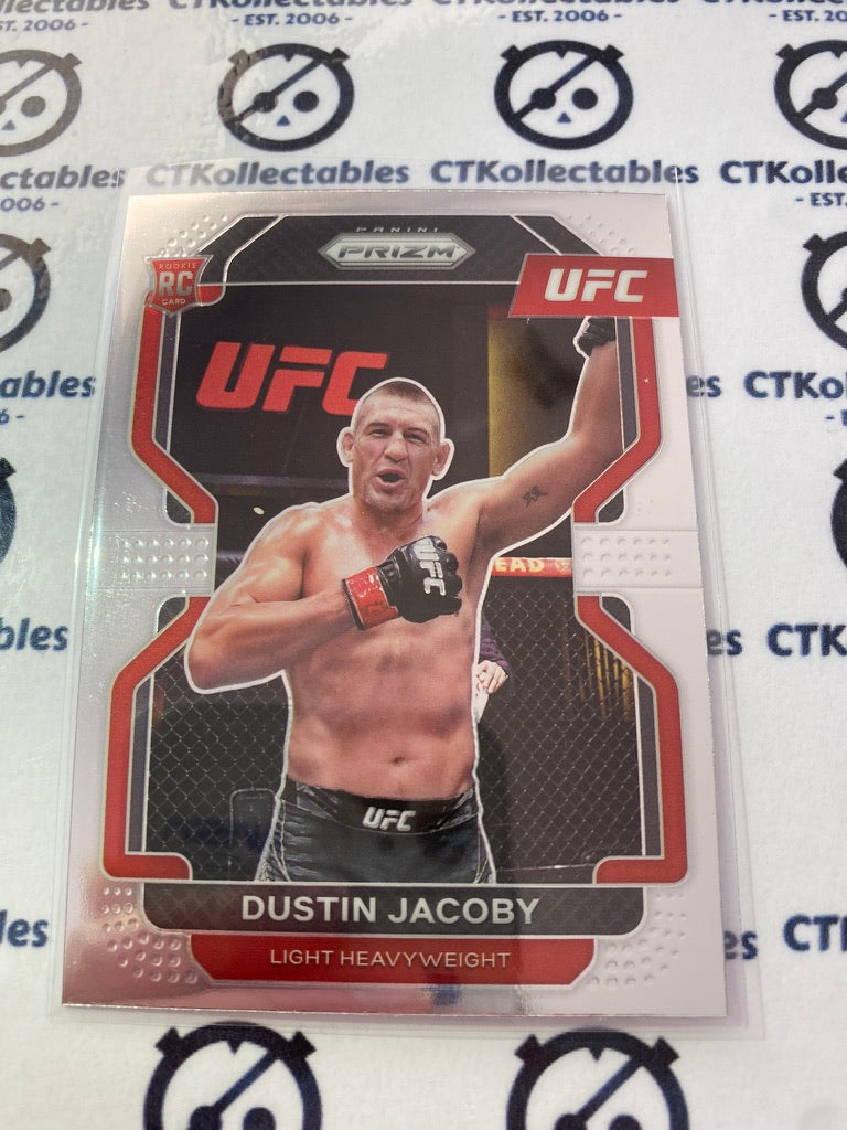 2022 UFC Panini Prizm Dustin Jacoby RC rookie #123 Light Heavyweight