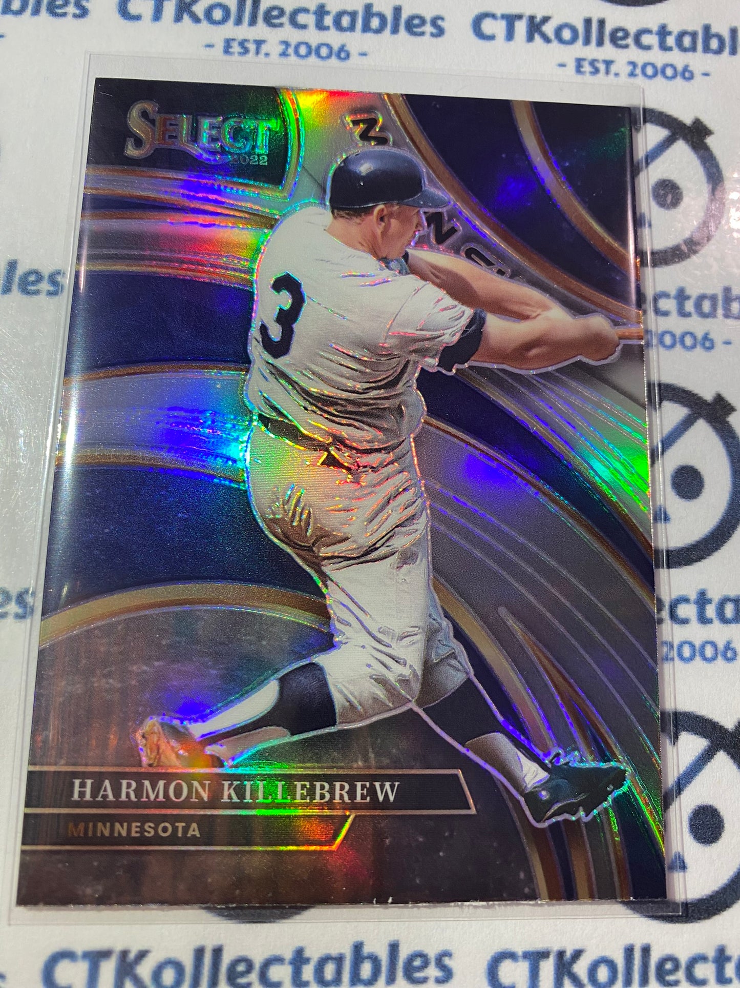 2022 Panini Select Baseball Harmon Killebrew Moon Shots Silver Prizm #MS9 Minnesota