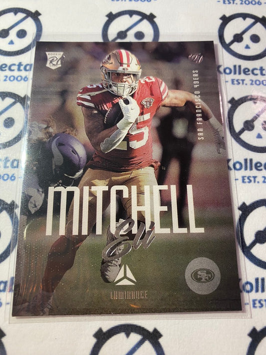 2021 NFL Chronicles Luminance Eli Mitchell Rookie Card RC #220 49ers