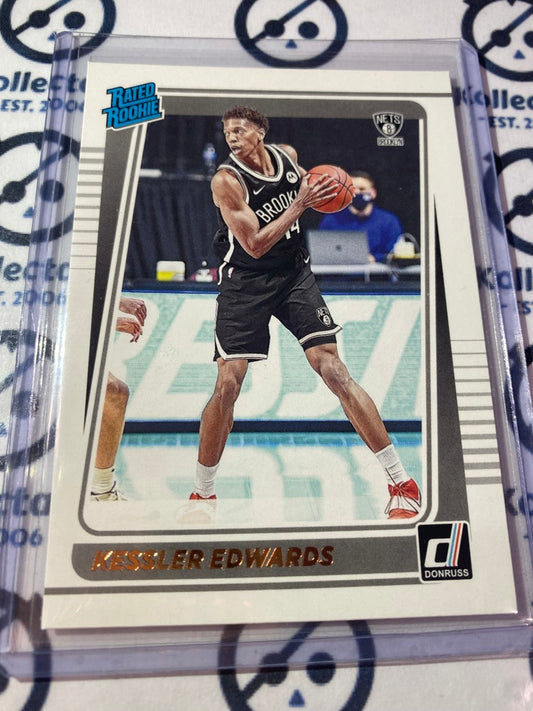 2021-22 NBA Donruss Kessler Edwards Rated Rookie #204 Nets