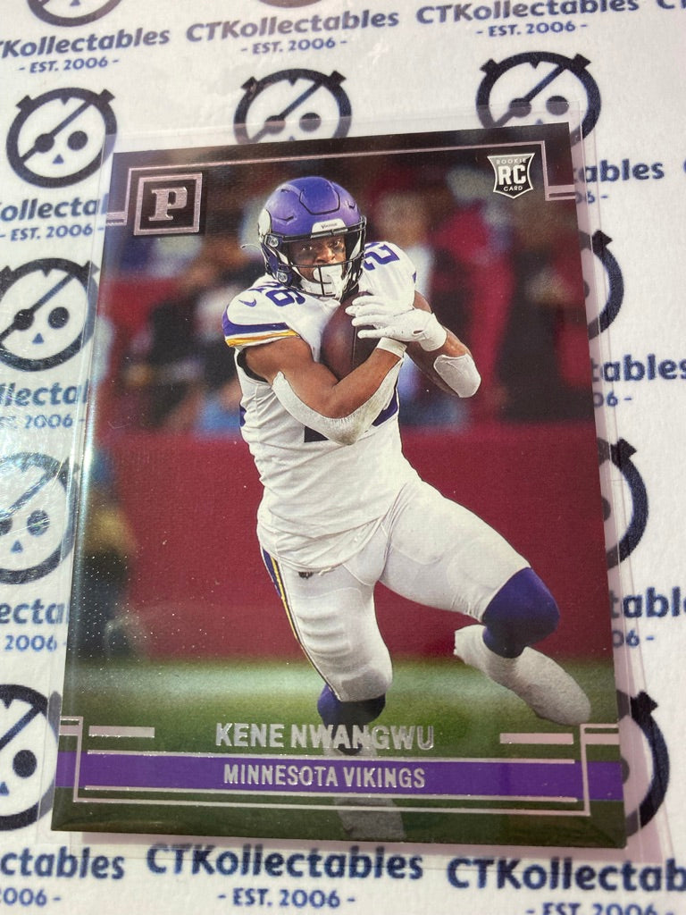 2021 NFL Chronicles Panini Kene Nwangwu Rookie Card RC #PA-20 Vikings