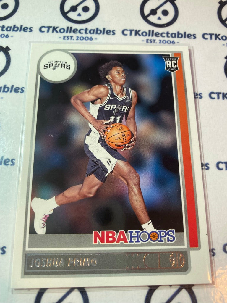 2021 Panini NBA HOOPS Rookie Card Joshua Primo #220 Spurs