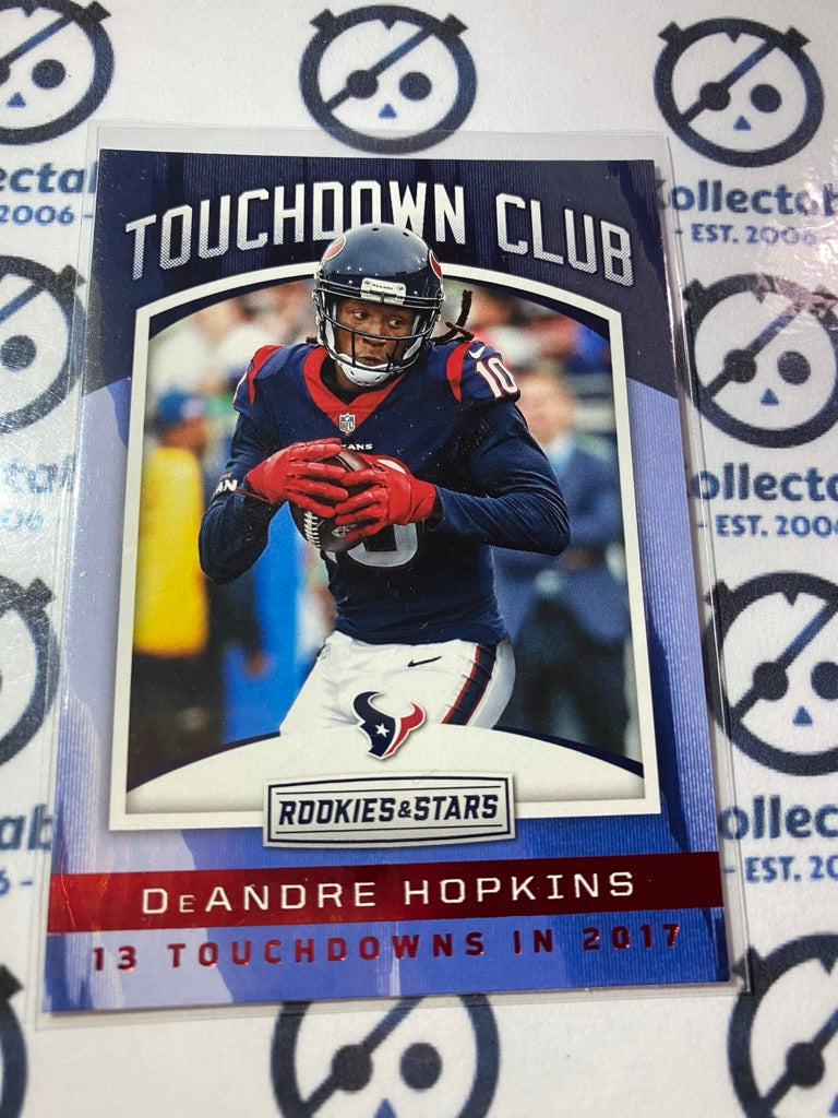 2018 NFL Panini Rookies & Stars Deandre Hopkins Touchdown Club #TD-11 Texans