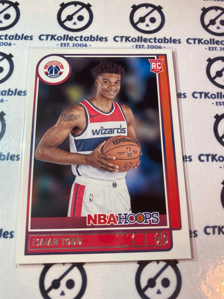 2021 Panini NBA HOOPS Rookie Card Isaiah Todd #241 Wizards