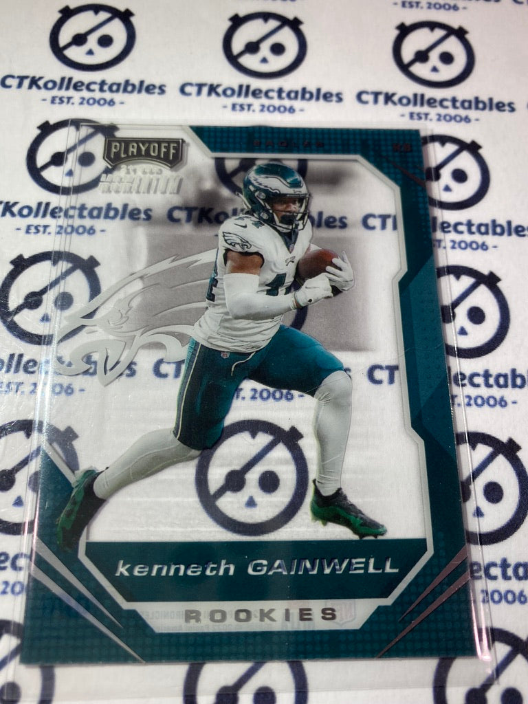 2021 NFL Chronicles Playbook Momentum Kenneth Gainwell rookie card RC #PMR-32