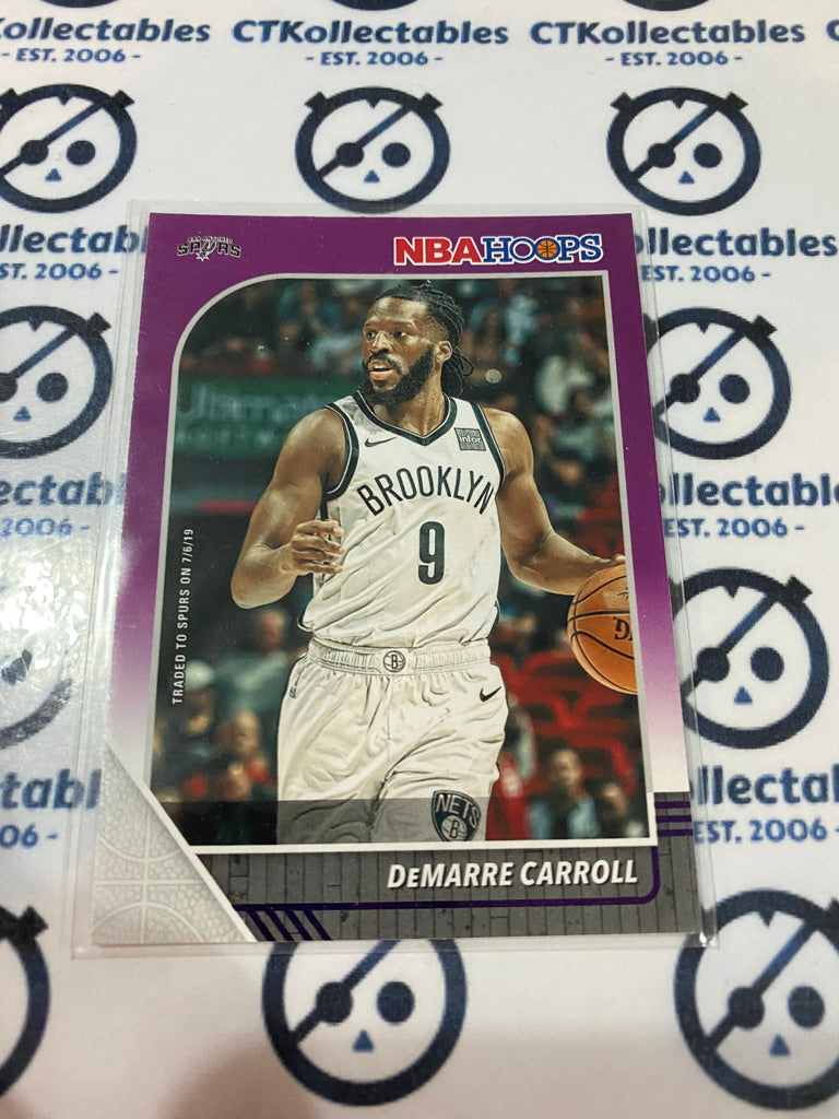 2019-20 NBA Hoops Purple DeMarre Carroll RC #262 Spurs
