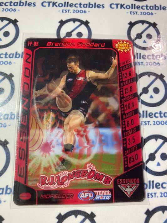 2016 AFL Teamcoach Footy Powers #Fp-05 Brendon Goddard