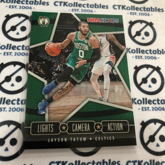 2020-21 NBA Hoops Jayson Tatum Lights Camera Action #6 Celtics