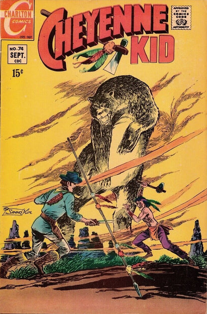 CHEYENNE KID # 74  CHARLTON COMICS  VF/ F WESTERN  1969