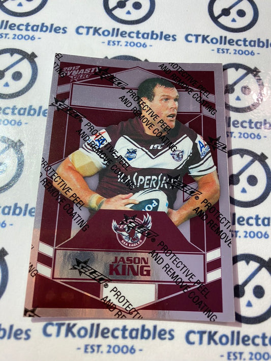 2012 NRL Select Dynasty Silver Parallel #SP69 Jason King Manly