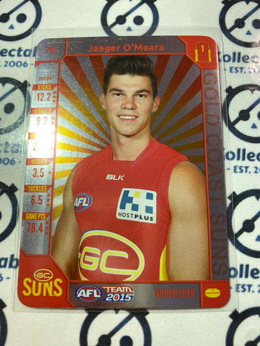 2015 AFL Teamcoach Silver #79 Jaeger O'Meara Suns