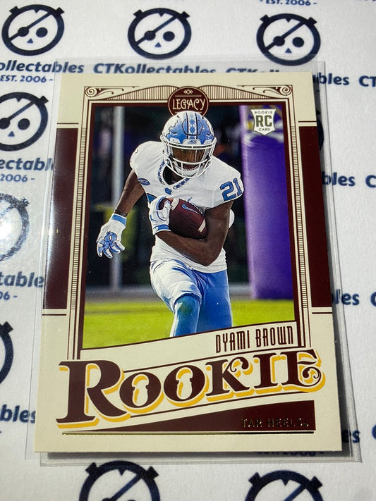 2021 NFL Legacy Dyami Brown Rookie #196 Commanders RC