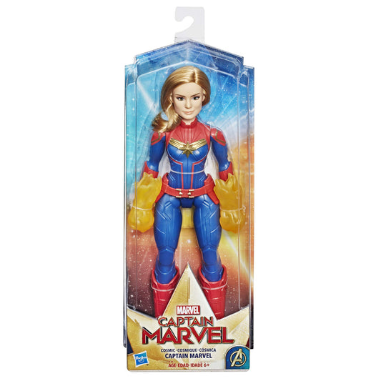 CAPTAIN MARVEL 12” ACTION FIGURE COSMIC MARVEL COMICS HASBRO 2018