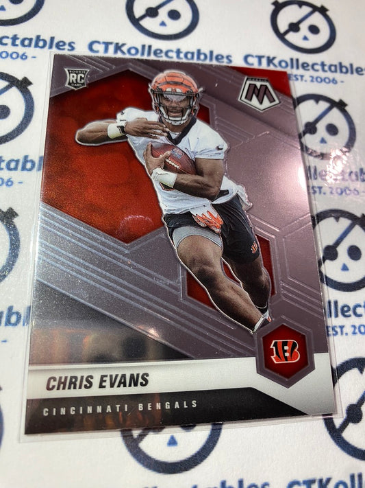 2021 Panini NFL Mosaic Chris Evans rookie card base #379 Bengals