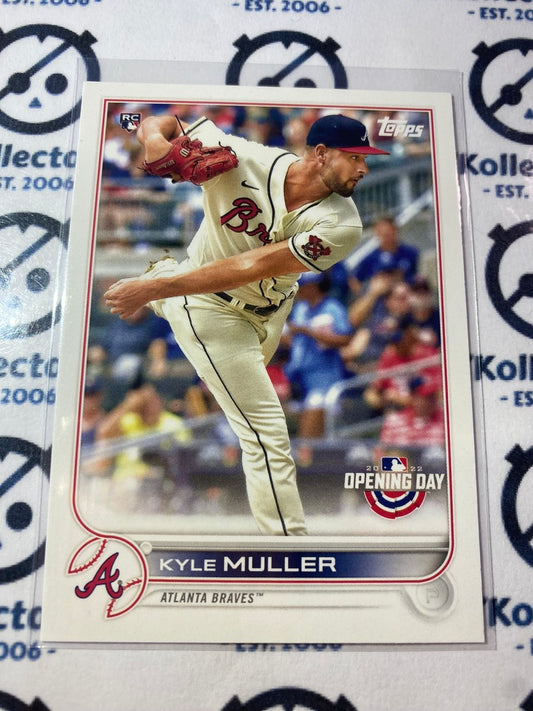 2022 Topps Opening Day Baseball Kyle Muller Rookie card RC #71 Braves