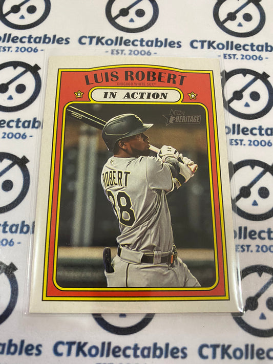 2021 MLB Heritage In Action Luis Robert #34 White Sox