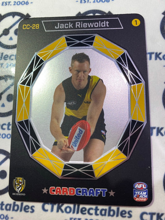 2022 AFL Teamcoach Card Craft Action - Jack Riewoldt CC-28