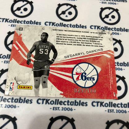 2009-10 NBA Rookies & Stars Darryl Dawkins #029/100 Grizzlies