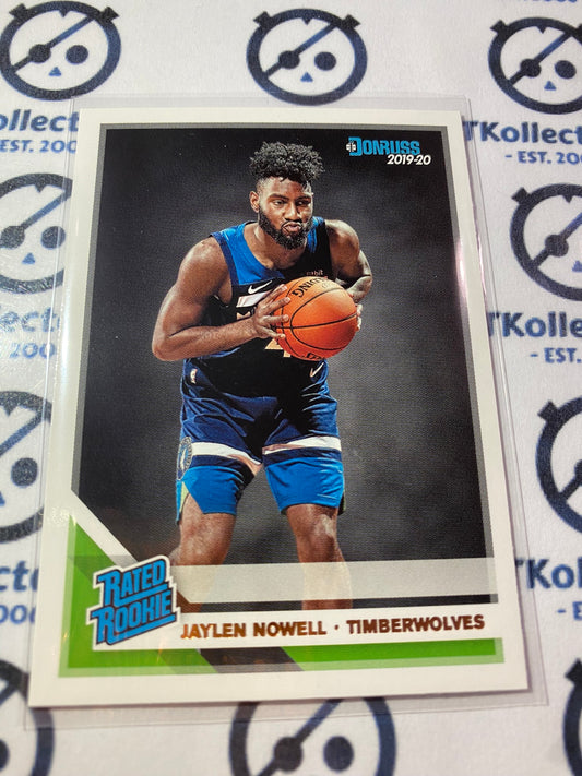 2019-20 NBA Panini Donruss Rated Rookie Jaylen Nowell #240 Timberwolves