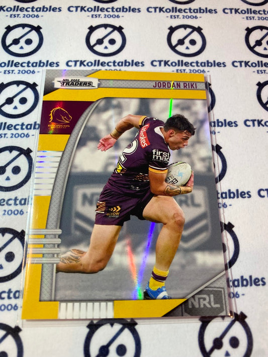 2022 TLA NRL Traders Silver Parallel - PS 008 Jordan Riki