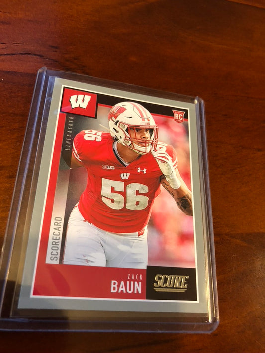 Zack Baun Silver Scorecard #365 2020 NFL Score