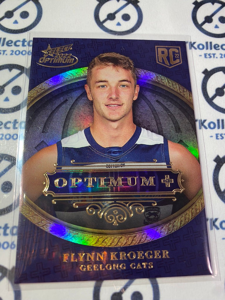 2022 AFL Optimum Flynn Kroger Optimum Plus Rookie RC #043/115 Cats OPP211
