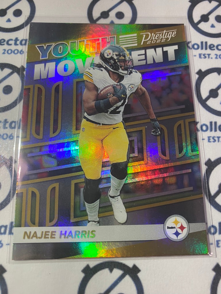 2022 NFL Panini Prestige Najee Harris Youth Movement #YM-4 Steelers