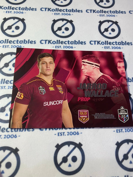 2018 NRL Traders State Of Origin Stars Jarrod Wallace SOO 43/45 QLD