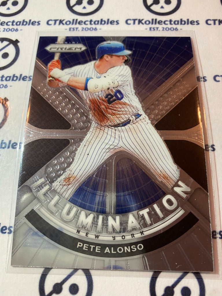 2021 Panini Prizm Baseball Pete Alonso Illumination #Il-10 New York