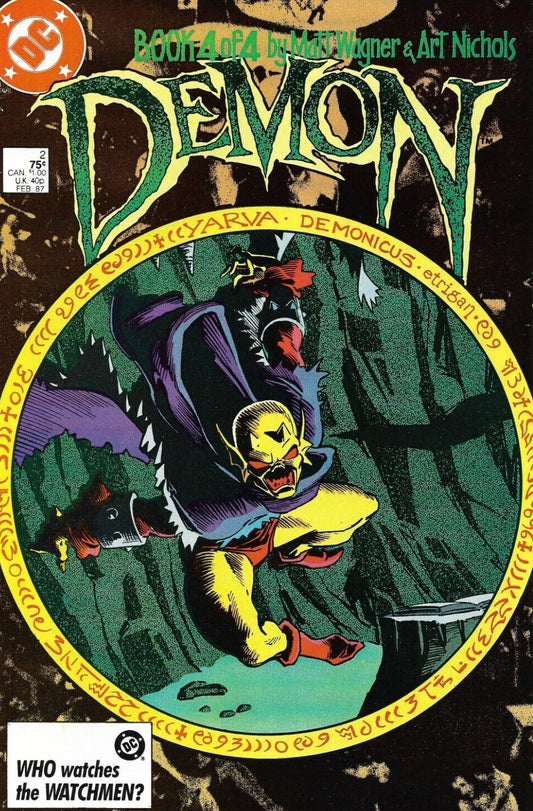 DEMON  # 2 MINI SERIES  DC COMICS  COMIC BOOK 1987