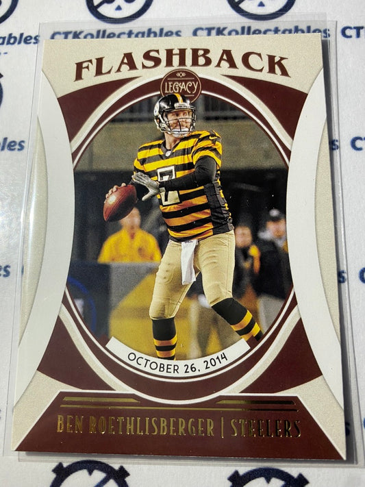 2021 NFL Panini Legacy Flashback Ben Rothlisberger #FB-24 Steelers