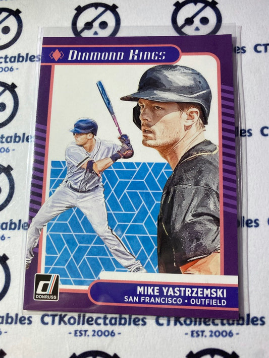2021 Panini Donruss Baseball Mike Yastrzemski Diamond Kings #28 San Francisco