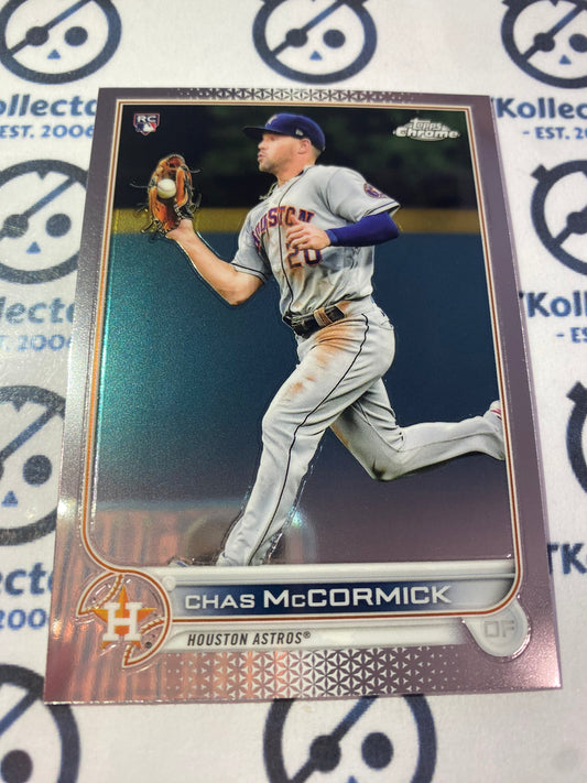 2022 Topps Chrome Baseball Chas MCcormick Rookie card RC #43 Astros