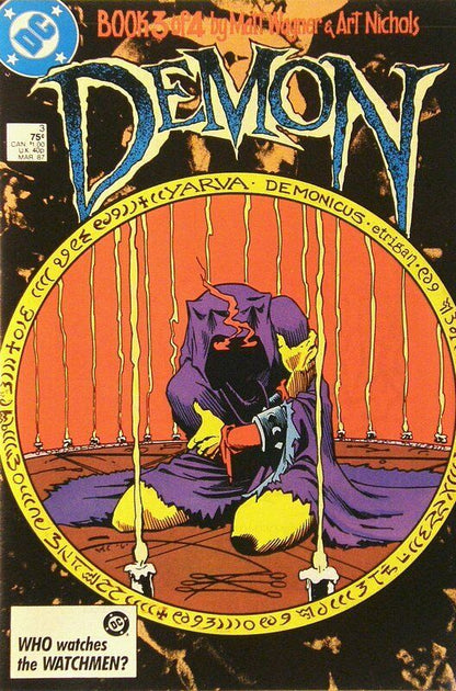 DEMON  # 3 MINI SERIES  DC COMICS  COMIC BOOK 1987