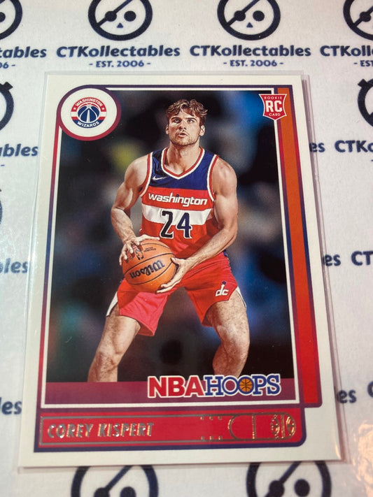 2021 Panini NBA HOOPS Rookie Card Corey Kispert #212 Wizards