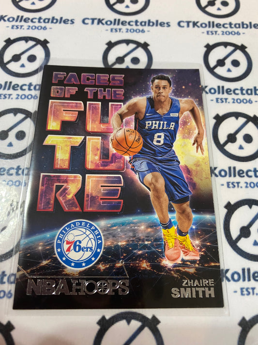 2018-19 PANINI Hoops Zhaire Smith Faces of the Future #16 76ers