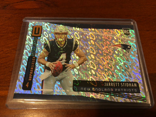 Jarrett Stidham ROOKIE #220 FLIGHT 2019 NFL Unparalleled